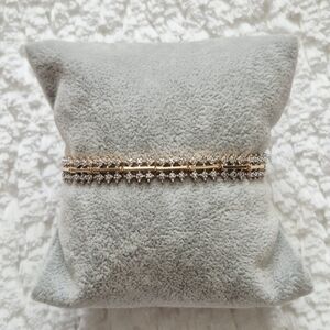 Vintage Gold Vermeil Two Tone Bracelet